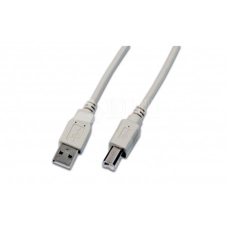USB2.0-Kabel A-B: 150cm, bis 480Mbps