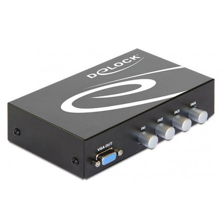 Delock 4Port VGA+Audio Switchbox