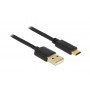 USB2.0-Kabel A-TypC: 4m, schwarz