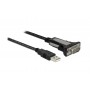 Delock Adapter USB-A zu Seriell DB9 RS-232