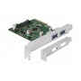 Delock 90298 PCIe 2x USB-Typ-A
