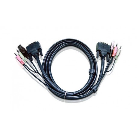 Aten 2L-7D02U: USB-DVI-KVM-Kabel 1.8M
