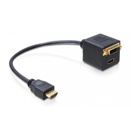 Monitorsplitter HDMI zu HDMI und DVI-D