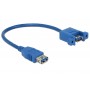 USB3.0 Kabel, 25cm, A-A, zum Einbau