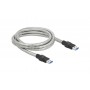 Delock USB3.2 Kabel, 2m, A-A, Metalmantel