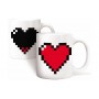 Kikkerland Tasse Morph Mug Pixel Heart
