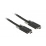 Delock USB3.1 Gen2 Kabel Typ-C zu C, 1m