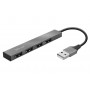Trust Halyx Mini USB Hub mit 4-Port