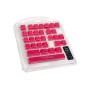 Ducky Rubber Keycap Set, 31 Tasten pink